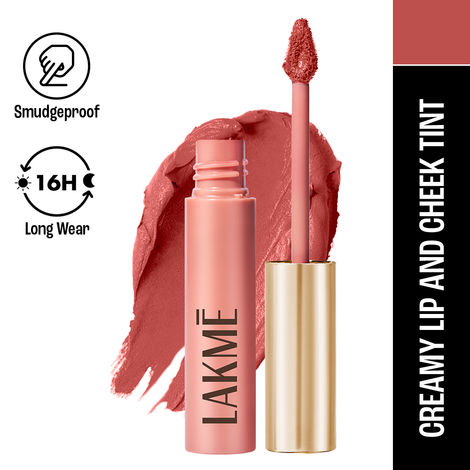 Buy Lakme Double Duty Lip & Cheek Mousse Matte Lipstick & Soft Blush, Blush Velvet,9 gm-Purplle