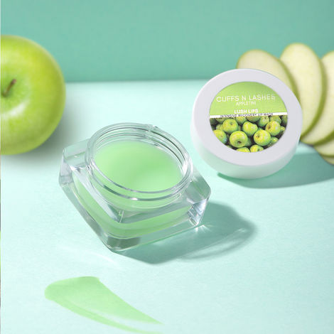 Buy Cuffs N Lashes Shea Butter Vitamin E Castor Oil- Lip Mask- APPLE TINI 8 gm-Purplle