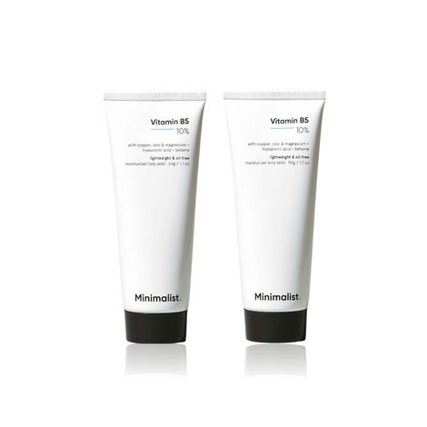Buy Minimalist 10% Vitamin B5 Oil Free Moisturizer with Zinc Copper Magnesium & HA for Oily skin 50 gm X 2 (Pack of 2)-Purplle