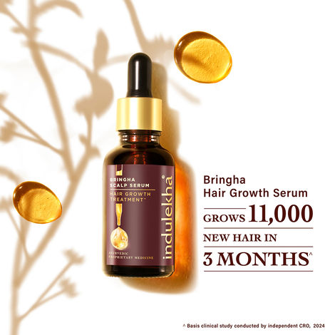 Buy Indulekha Bringha Hair Growth Treatment Scalp Serum ,30 ml |Ayurvedic Hair Growth Serum-Purplle