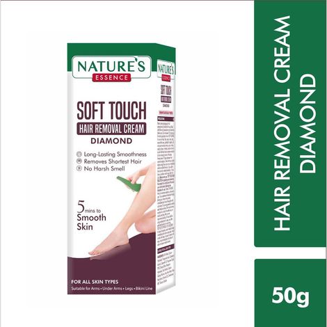 Buy Natures Essence Soft Touch Hair Removal Cream - Diamond, 50 gm-Purplle