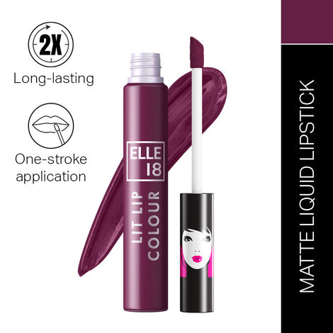 Buy Elle18 Liquid Lip Color, Sangria Blanca, 5.6 ml-Purplle
