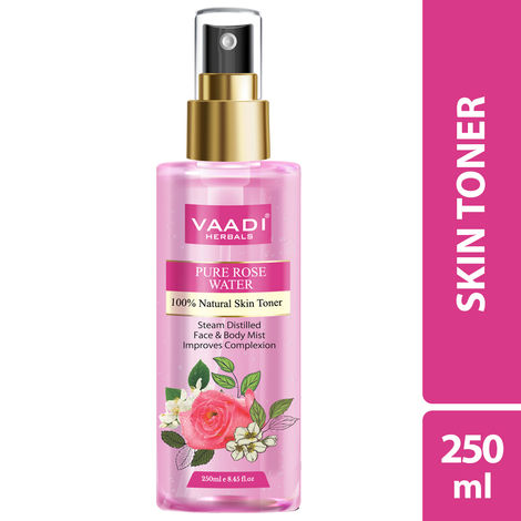 Buy Vaadi Herbals Rose Water - 100% Natural & Pure (250 ml)-Purplle