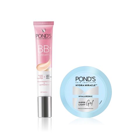 Buy Pond's Glow and Hydration Combo (Pond's Super Light Gel – 100 ml + Pond's Bright Beauty Anti-Spot Serum Cream with Niacinamide & SPF 15 – 50 gm) Combo of 2-Purplle
