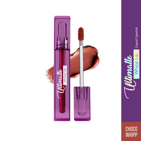 Buy Blue Heaven Ultimatte Whipp Lip Liquid Lipstick Waterproof Infused with Cocoa Butter & Rosehip Oil | Hydrating | Airy Mousse Texture | Soft Matte Finish | Intensely Pigmented | Choco Whipp | 3 ml-Purplle