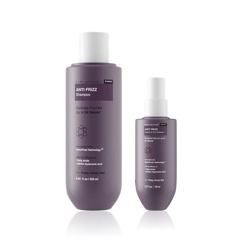 Buy Bare Anatomy Frizz Free Kit (Frizz Free Shampoo 250 ml + Frizz free Leave in conditioner 150 ml)-Purplle