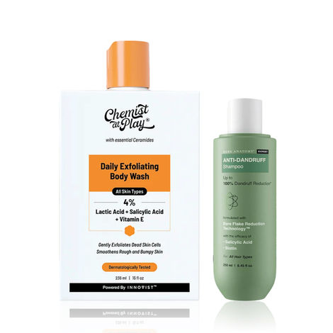Buy Chemist at Play Body Wash (236 ml) and Bare Anatomy Shampoo (250 ml)-Purplle