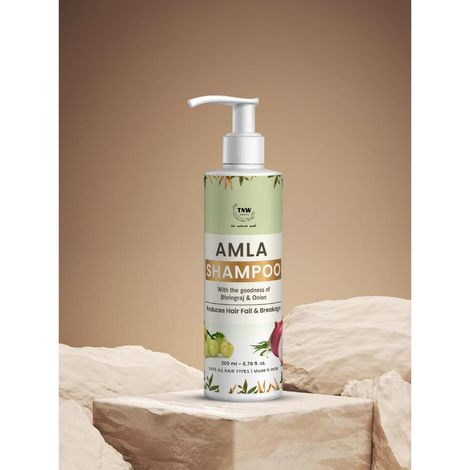 Buy TNW The Natural Wash Amla Shampoo | Anti-Hair Fall Shampoo for Controlling Breakage & Thinning | Anti-Hair Fall Shampoo with Natural Ingredients 200 ml-Purplle