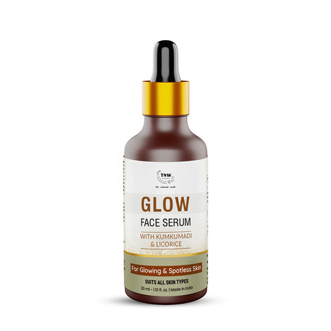 Buy TNW The Natural Wash Glow Face Serum for&nbsp;glowing & spotless skin&nbsp;| With Kumkumadi & Licorice | Paraben-Free 30 ml-Purplle