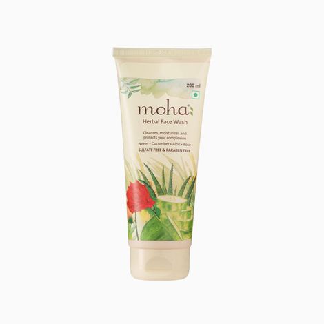 Buy Moha Herbal Face Wash Clear Blackheads And Pigmentation For Healthy Glowing Skin 200 ml-Purplle