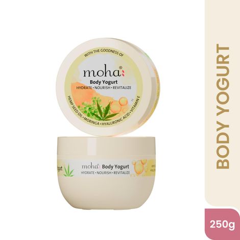 Buy Moha Body Yogurt To Hydrate & Nourish Skin For Soft And Smooth Texture 250 gm-Purplle