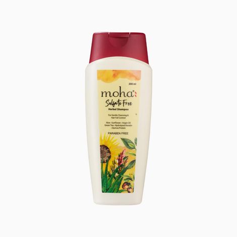 Buy Moha Sulfate-Free Herbal Shampoo Gentle Shampoo For Healthy Hair And Scalp 200 ml-Purplle