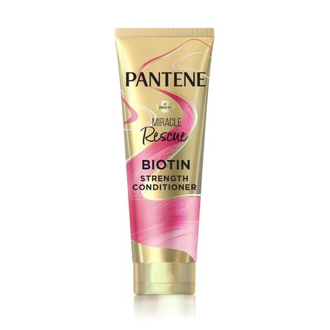 Buy Pantene Miracle Rescue Biotin Strength Conditioner | 10x Stronger Hair | Lightweight, smooth | Suitable for all hair types | 200 ml-Purplle