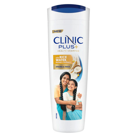 Buy Clinic Plus Strong & Extra Thick Shampoo with RICE WATER, Protein + Vitamin E (355 ml)-Purplle