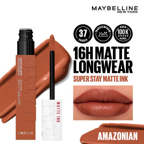 Buy Maybelline New York Super Stay Matte Ink Liquid Lipstick - Amazonian 70 (5 ml)-Purplle