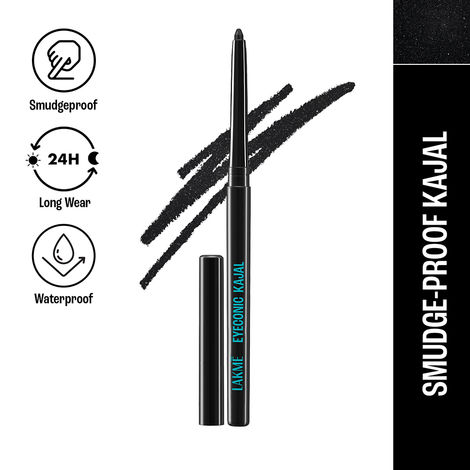 Buy Lakme 9 to 5 Eyeconic Kajal, Waterproof, Smudgeproof, lasts 24 Hrs, Sparkling Black, 0.35 gm-Purplle