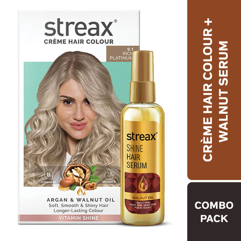 Buy Streax Hair Colour - Rich Platinum Pack Of 2-Purplle