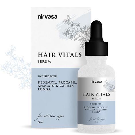 Buy Nirvasa Redensyl 3% Hair Vitals DHT Blocker & Hair Growth Serum for Hair Fall Control (50 ml)-Purplle