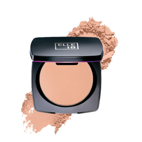 Shell Elle Elle 18 Lasting Glow Compact, 9Hrs Oil-Free, Vitamin E and C, Matte ...