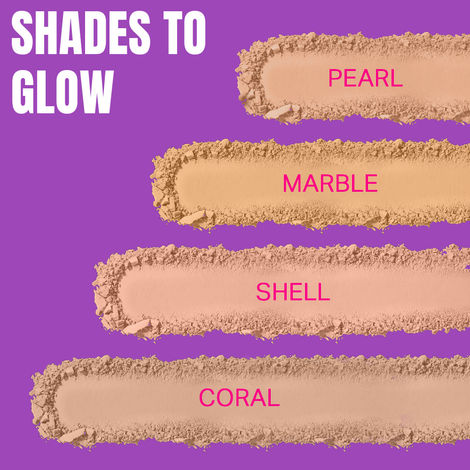 Shell Elle Elle 18 Lasting Glow Compact, 9Hrs Oil-Free, Vitamin E and C, Matte ...