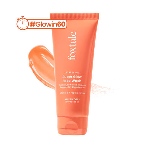 Buy Foxtale Super Glow Face Wash, reduces tan, Boosts Glow - 100 ml-Purplle