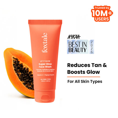 Buy Foxtale Super Glow Face Wash, reduces tan, Boosts Glow - 100 ml-Purplle