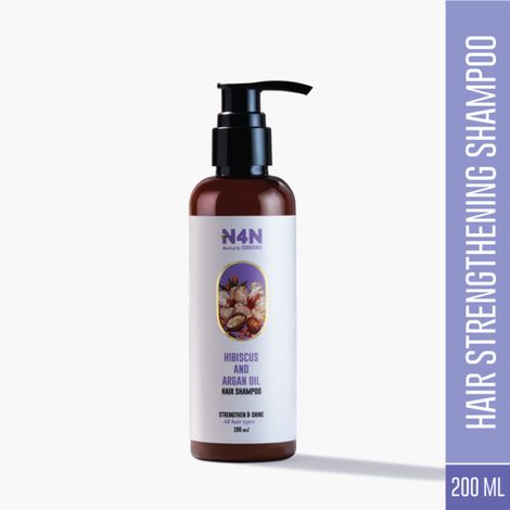 Buy Nature4Nature Hair Shampoo|with Hibiscus & Argan Oil | for Glossy Shiny Hair | Damage Repair & Protection | Cruelty-Free | All Hair Types | 200 ml-Purplle