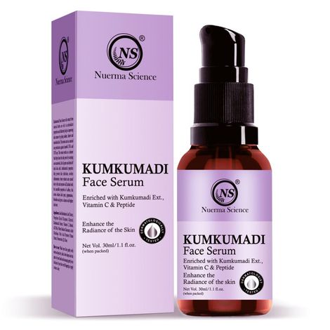 Buy Nuerma Science 15% Kumkumadi Face Serum with 10% Vitamin C & .5% Peptides for Perfect Skin Tone (30 ml)-Purplle