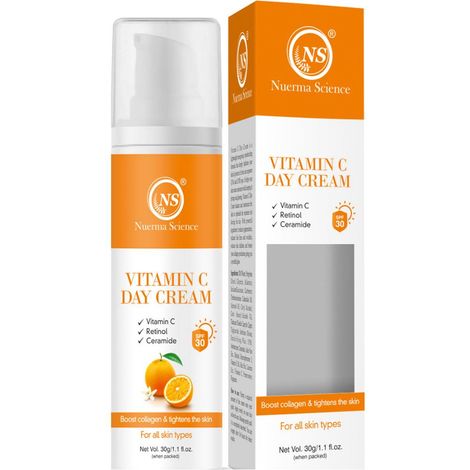 Buy Nuerma Science Vitamin C Day Cream with Retinol & Ceramide For Even Skin Tone & Clear Skin (30 gm)-Purplle