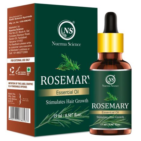 Buy Nuerma Science Rosemary Essential Oil (Pure & Natural) For Hair Growth Hair Oil (15 ml)-Purplle