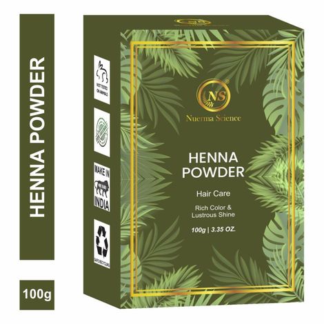 Buy Nuerma Science Henna Powder for Hair & Hand Natural Henna Color (100 gm)-Purplle