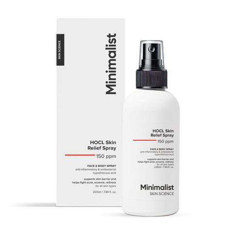 Buy Minimalist HOCl Skin Relief Spray 150ppm (220 ml)-Purplle