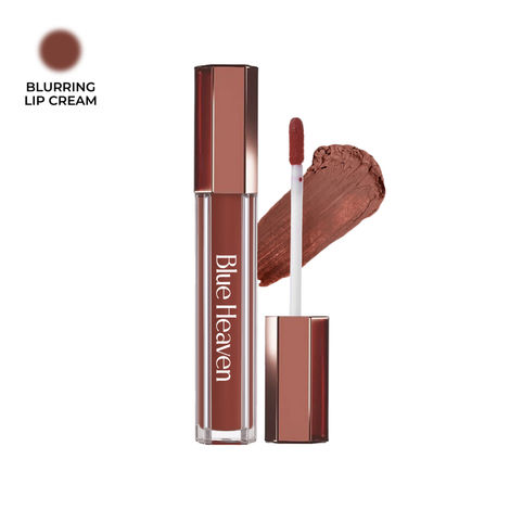 Buy Blue Heaven Roseate Blurring Lip Cream | Intense Color Payoff | Light Weight Mousse Texture | Hydrating & Plumping Liquid Lipstick for women | Enriched with Peptides, Hyaluronic Acid & Cocoa Butter, Bare Elegance, 3.5 ml-Purplle