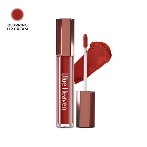 Buy Blue Heaven Roseate Blurring Lip Cream | Intense Color Payoff | Light Weight Mousse Texture | Hydrating & Plumping Liquid Lipstick for women | Enriched with Peptides, Hyaluronic Acid & Cocoa Butter, Imperial Truffle, 3.5 ml-Purplle