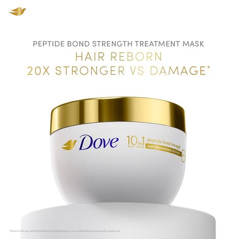 Buy Dove Peptide Bond Strength Hair Treatment Mask | 300 ml-Purplle