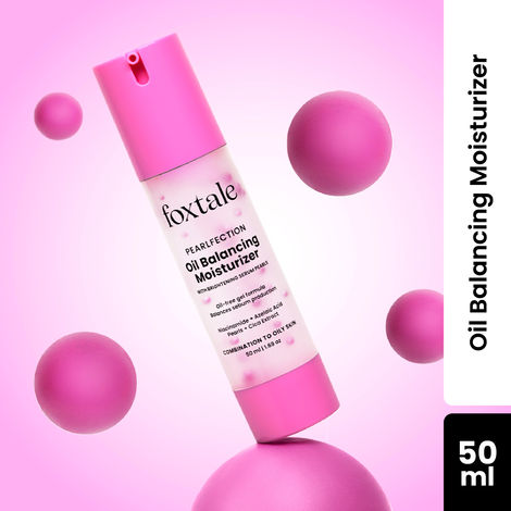 Buy Foxtale Oil Balancing Moisturizer | Shine-Free Glow, 8+ Hours Hydration 50 ml-Purplle