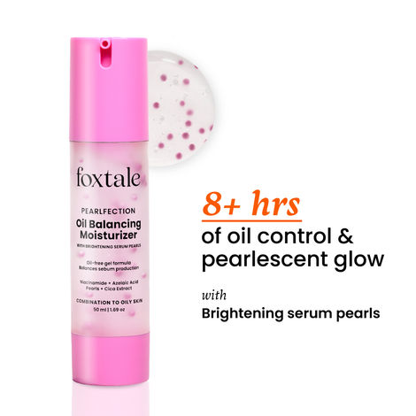 Buy Foxtale Oil Balancing Moisturizer | Shine-Free Glow, 8+ Hours Hydration 50 ml-Purplle