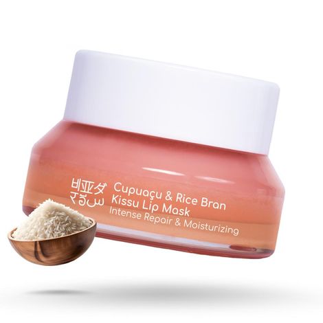 Buy Beyond Rice Cranberry Kissu Lip Mask with Capuacu butter, jojoba oil & Rice Bran (15 gm)-Purplle