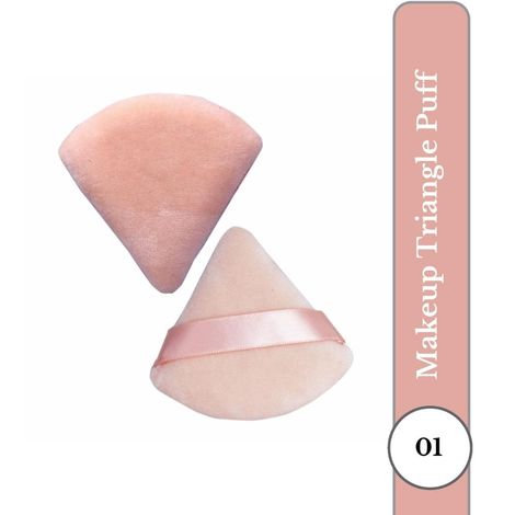 Buy Rhe Cosmetics Triangle Pizza Powder Puff & Makeup Blender Sponge - Skin (10 gm)-Purplle