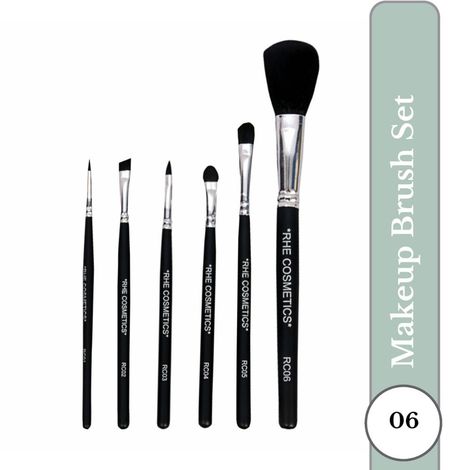 Buy Rhe Cosmetics Premium Brush Set For Face & Eye Makeup - Pack Of 06 Pcs (50 gm)-Purplle