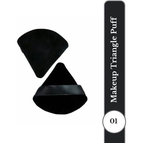 Buy Makeup By Siti Triangle Pizza Powder Puff & Makeup Blender Sponge - Black 1 PC-Purplle