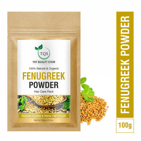 Buy TQS 100% Natural & Organic Fenugreek Seed Powder -100 gm-Purplle