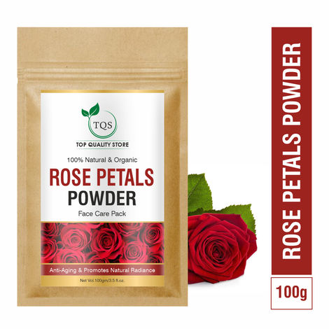 Buy TQS 100% Natural & Pure Rose Petal Powder 100 gm-Purplle