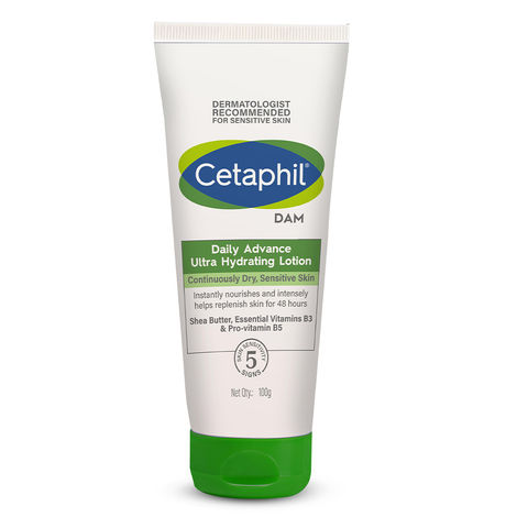Buy Cetaphil DailyAdvance Ultra Hydrating Lotion Continuously Dry,Sensitive Skin (100 gm)-Purplle