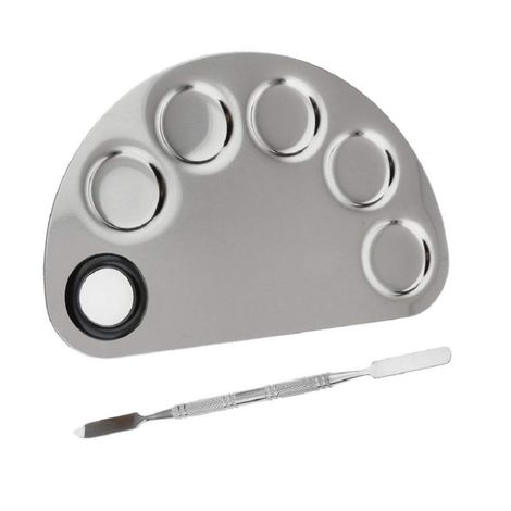 Buy Mepoint Professional Makeup Mixing Palette with Spatula Tool set, 2 pcs-Purplle