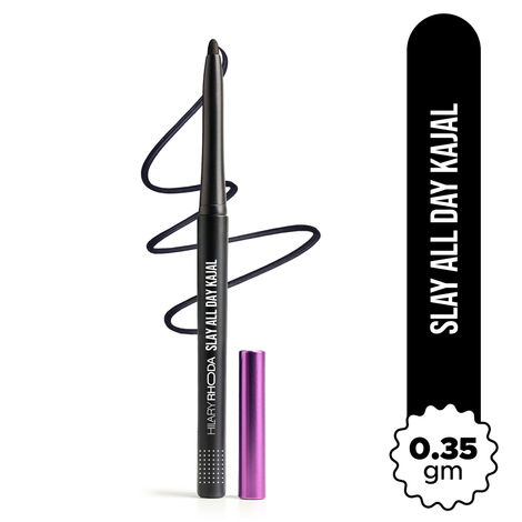 Buy Hilary Rhoda Slay All Day Kajal | Retractable & Long Lasting Kajal | Matte Finish | Highly Pigmented Kajal | Transfer-Proof Kajal | Smudge-Proof Kajal - 0.35 gm-Purplle