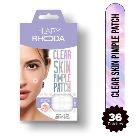 Buy Hilary Rhoda Clear Skin Pimple Patch | Absorbs Pimple Overnight & Reduces Excess Oil | Protects Skin from Irritants - 36 Pcs-Purplle