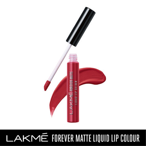 Buy Lakme Forever Matte Liquid Lip Colour - Red Velvet (5.6 ml)-Purplle