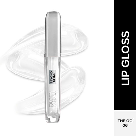 Buy FACES CANADA Beyond Shine Lip Gloss - The OG 06, 3.8 ml| Lightweight Non-Sticky Luxurious Texture For Glossy Lips | Instant Shine | Fuller, Supple & Plump Lips | 24HR Hydration-Purplle