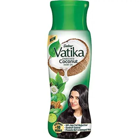 Buy Dabur Vatika Enriched Coconut Hair Oil 300ml-Purplle